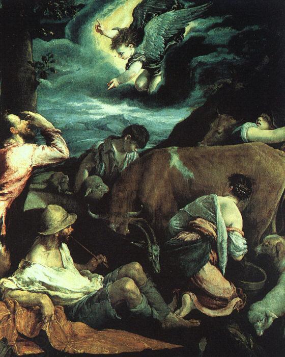 BASSANO, Jacopo The Annunciation to the Shepherds